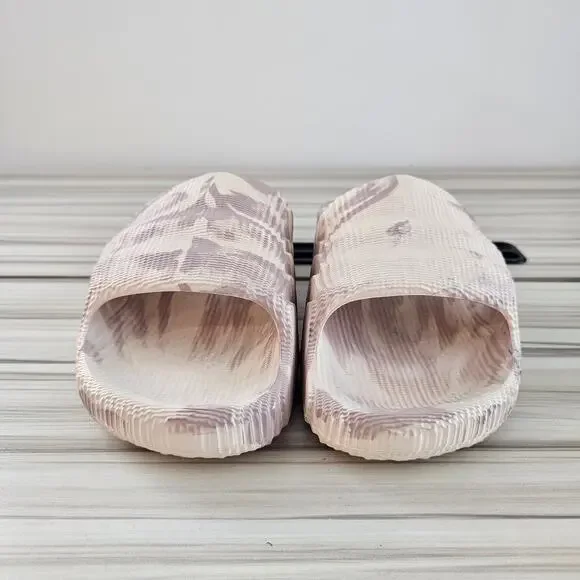 Adidas Originals Adilette 22 Men's Slide Sandals Sand Strata Size 6 - Picture 4 of 9